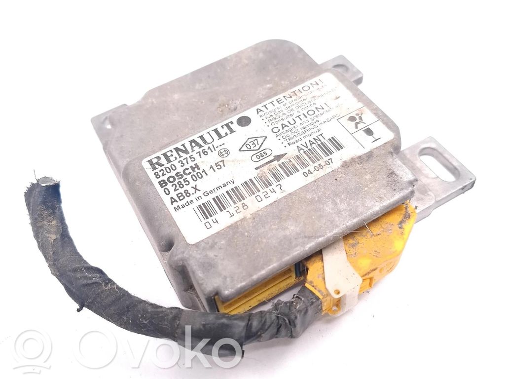 Airbag control unit/module   8200375761,0285001157,041280247,KB4D983513