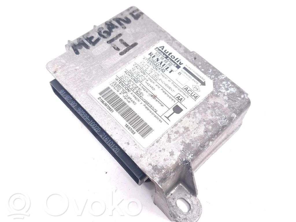 Renault Megane II Unitate/modul de comandă airbaguri 