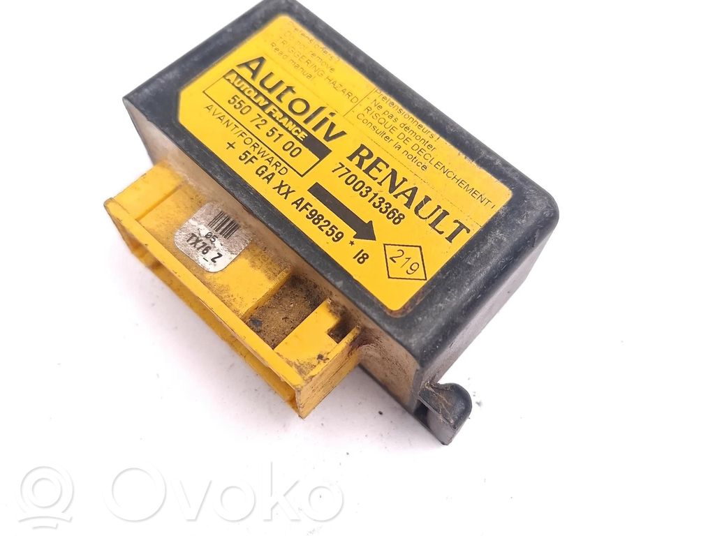 Renault Kangoo I Airbag deployment crash/impact sensor 