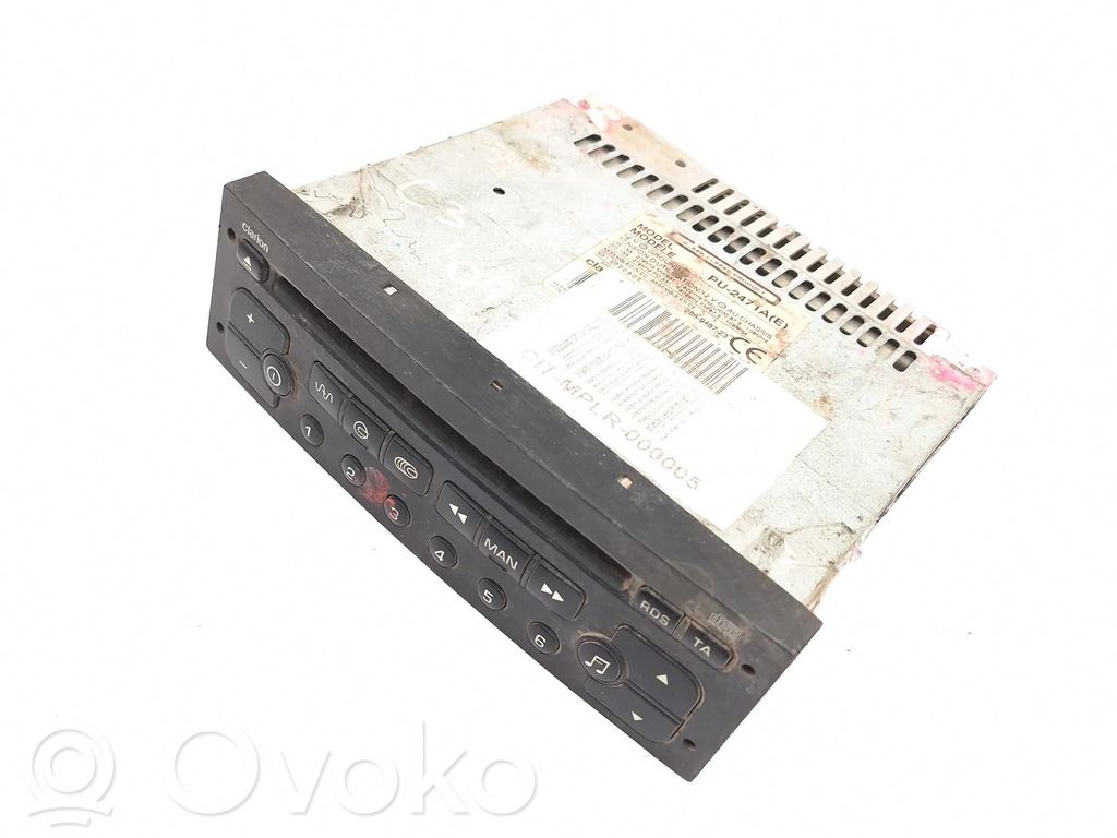 Peugeot 206 Radio/CD/DVD/GPS head unit 