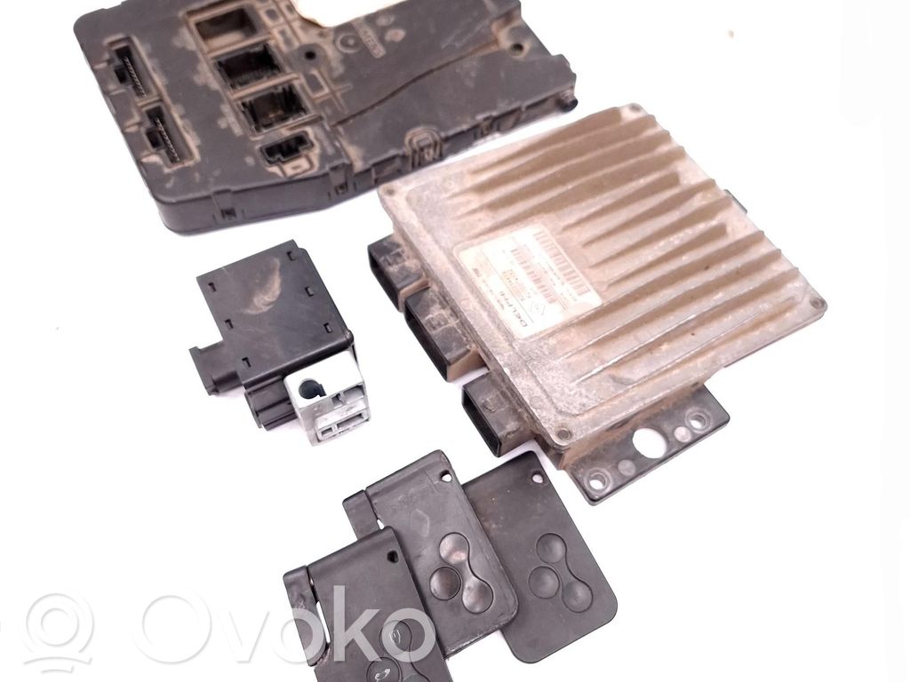 Renault Megane II Komputer / Sterownik ECU i komplet kluczy 