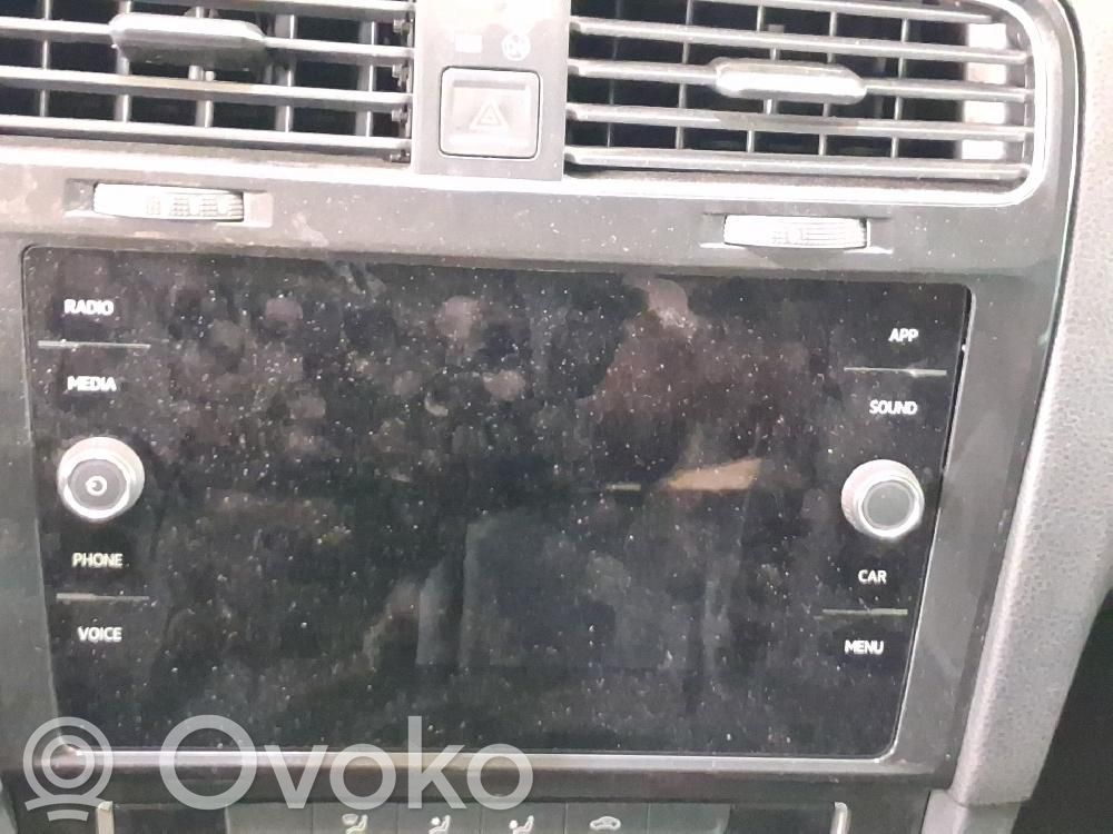 Volkswagen Golf VII Unità principale autoradio/CD/DVD/GPS 