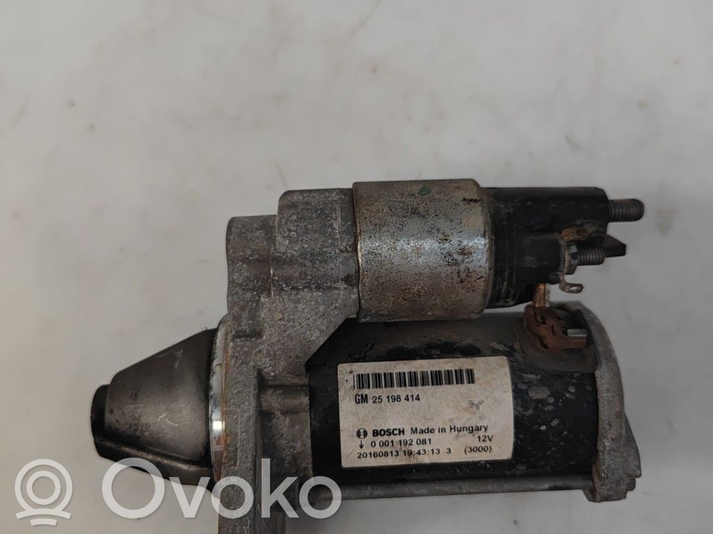 Starter motor   25200067