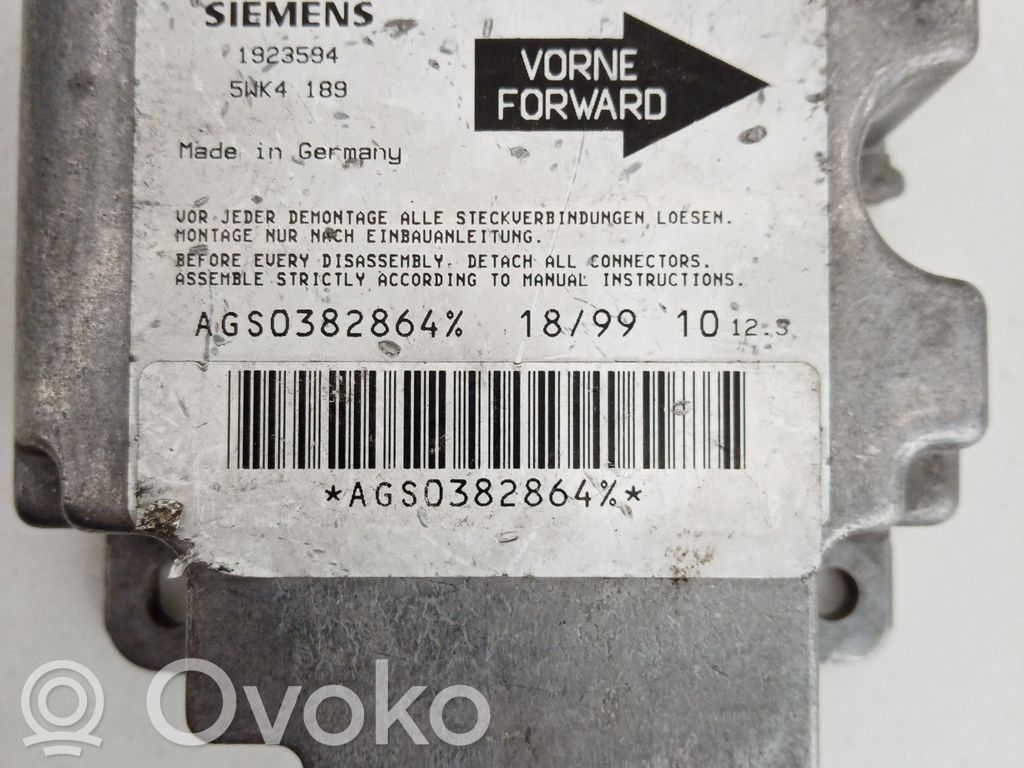 Opel Corsa B Airbag control unit/module 