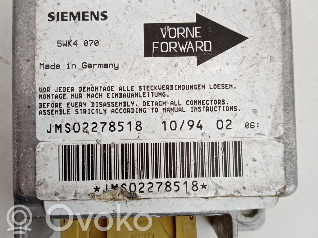 Opel Vectra A Airbag control unit/module 