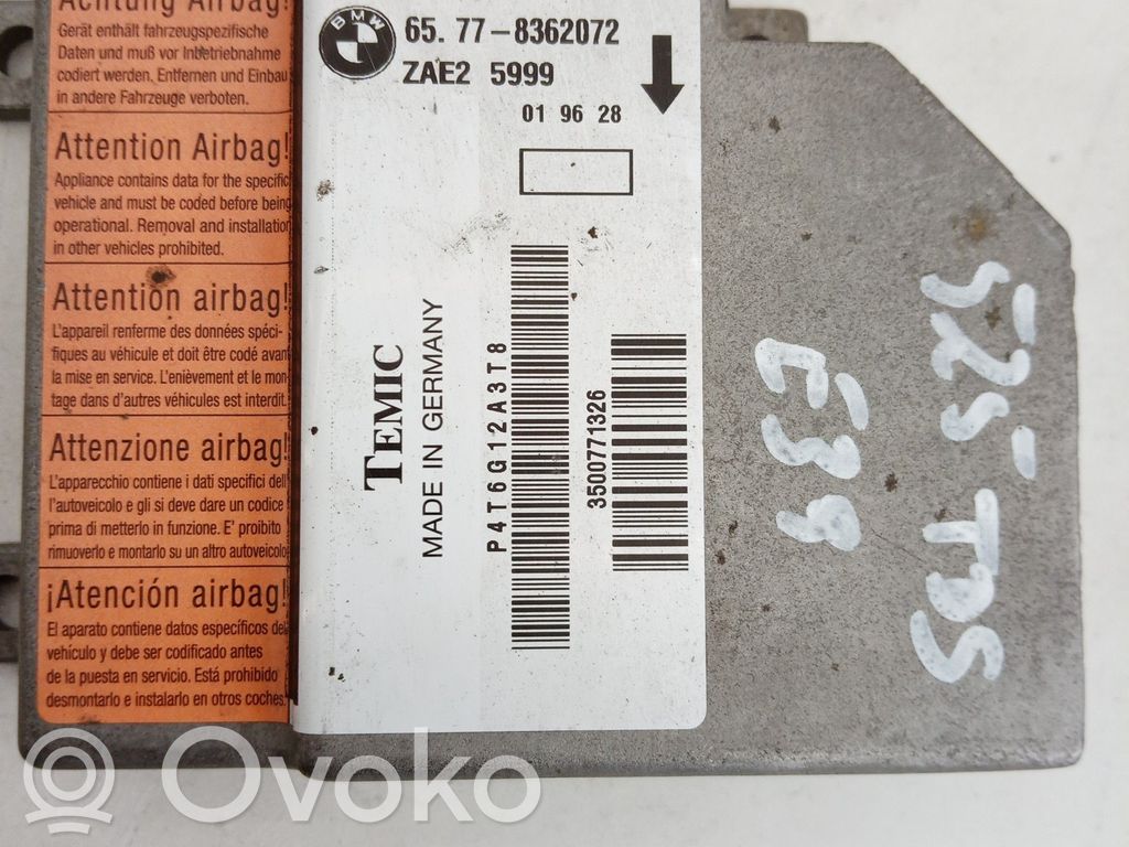 Turvatyynyn ohjainlaite/moduuli   65778362072,ZAE25999
