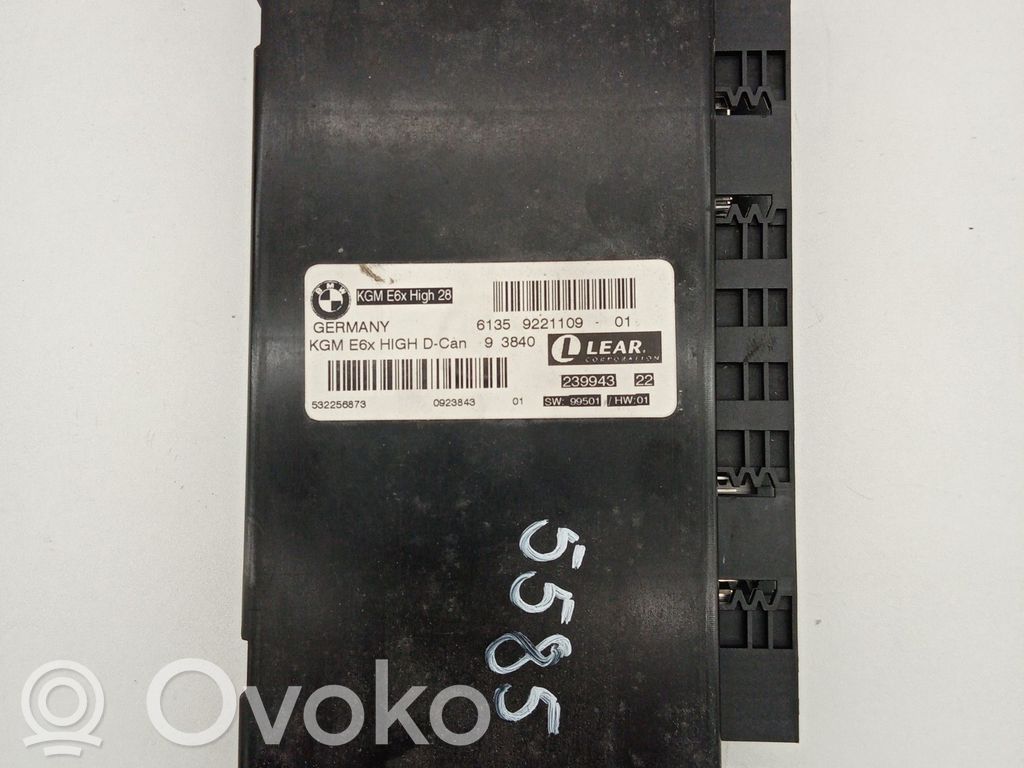 Other control units/modules   61359221109,0923843,532256873,KGME6XHIGHDCAN