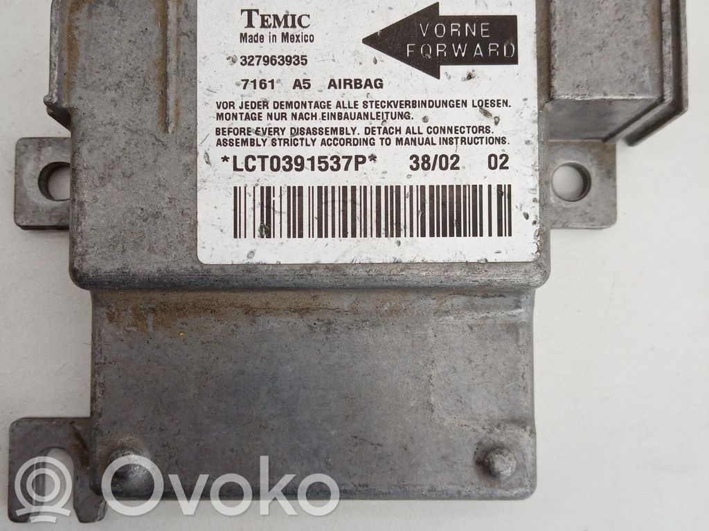 Airbag control unit/module   24439954LC,327963935,7161A5