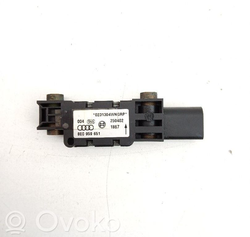 Audi A4 S4 B6 8E 8H Gaisa spilvenu trieciensensors 