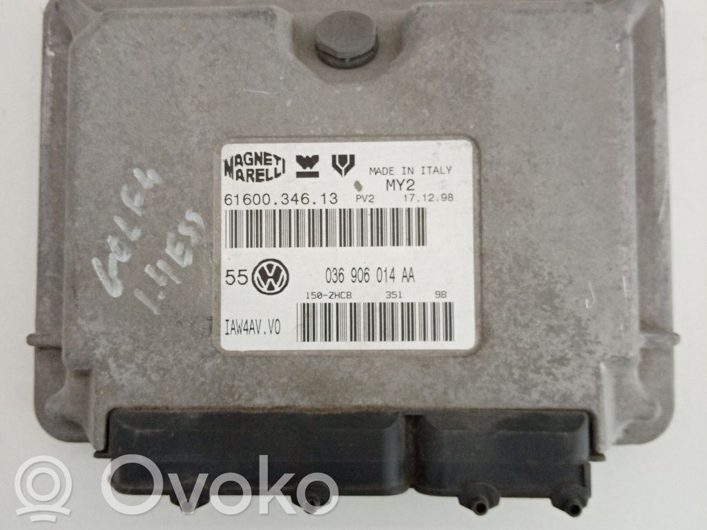 Engine control unit/module   6160034613,036906014AA,PV2