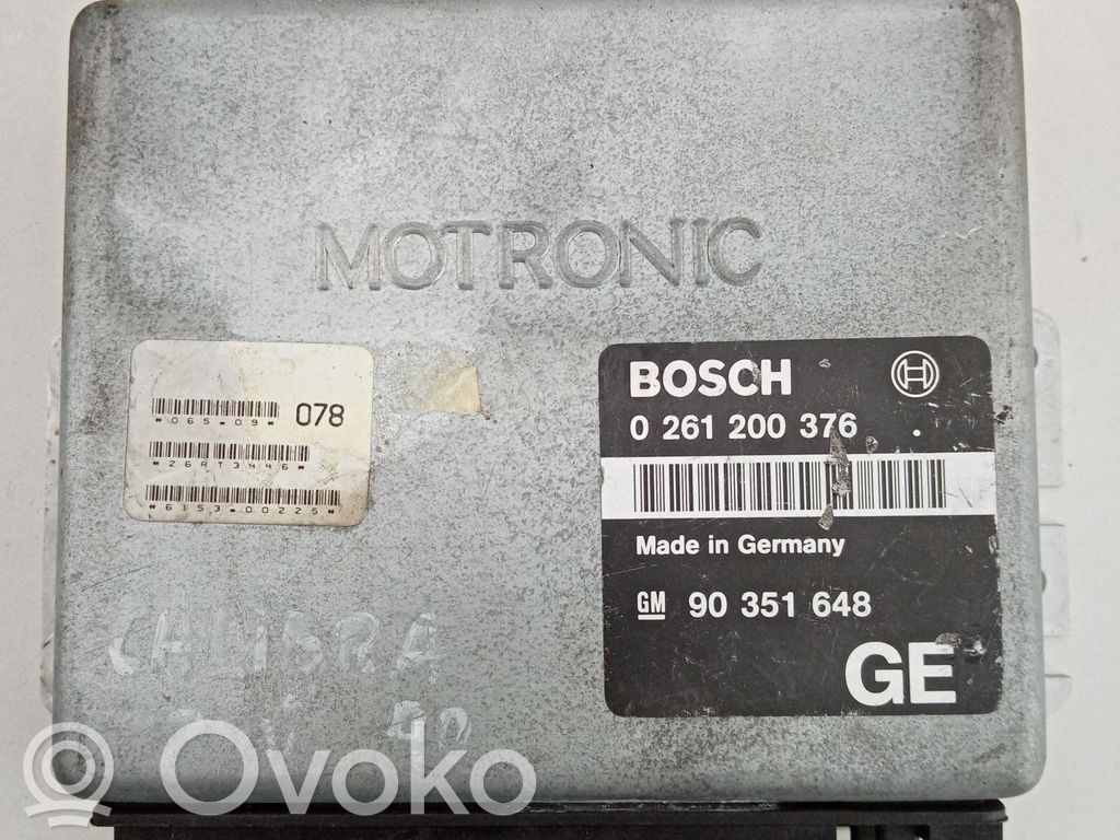 Opel Calibra Engine control unit/module 