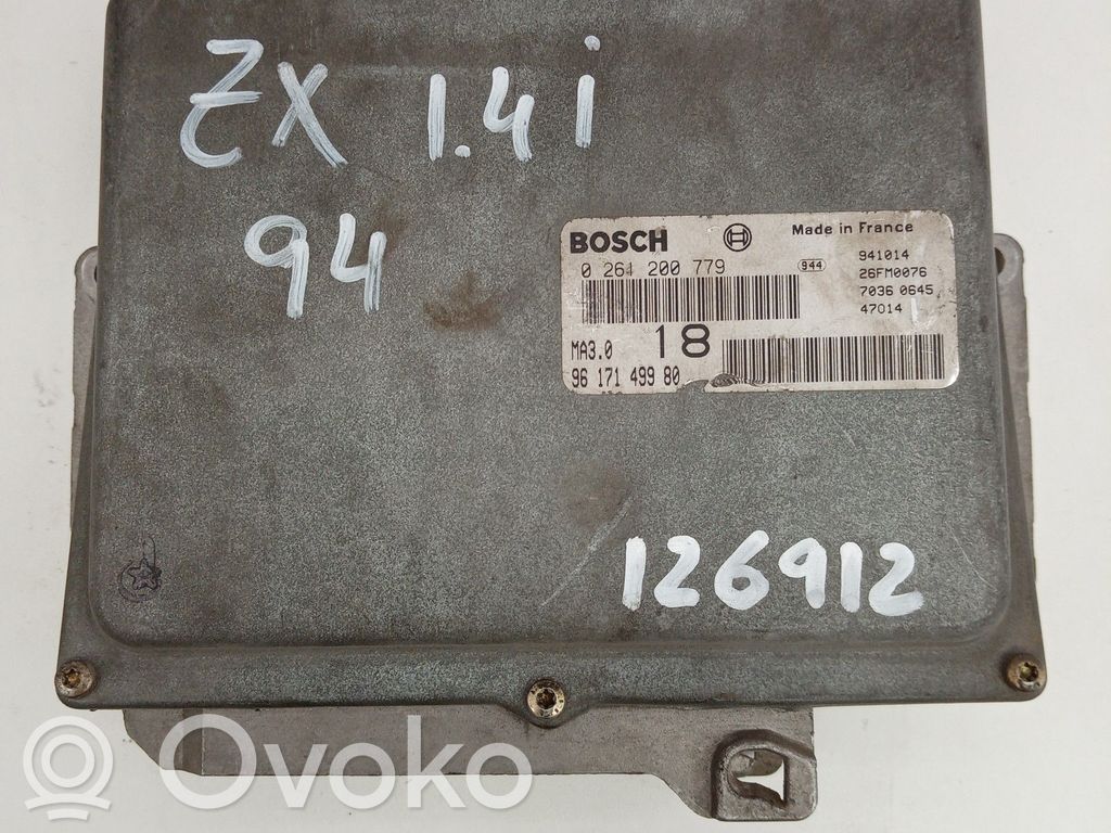 Citroen ZX Engine control unit/module 