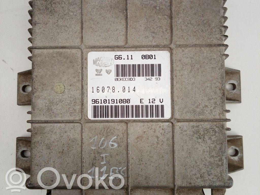 Peugeot 106 Engine control unit/module 