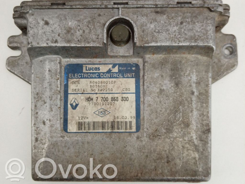 Renault Kangoo I Engine control unit/module 
