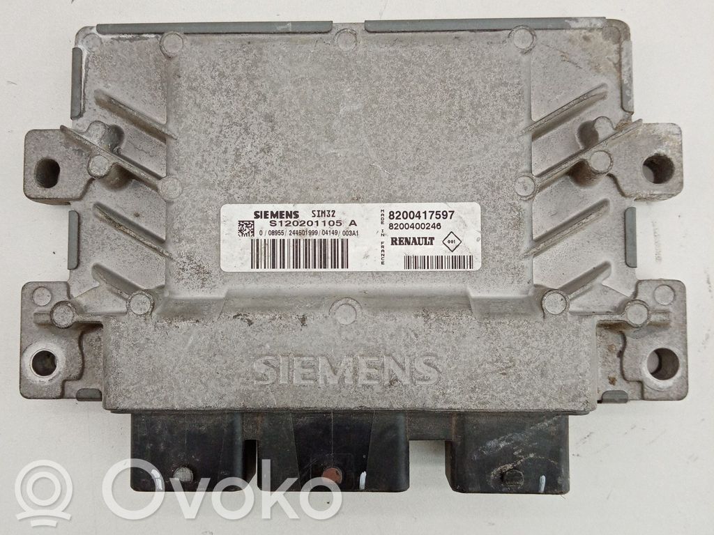 Moottorin ohjainlaite/moduuli   S120201105A,8200400246,8200417597,SIEMENS