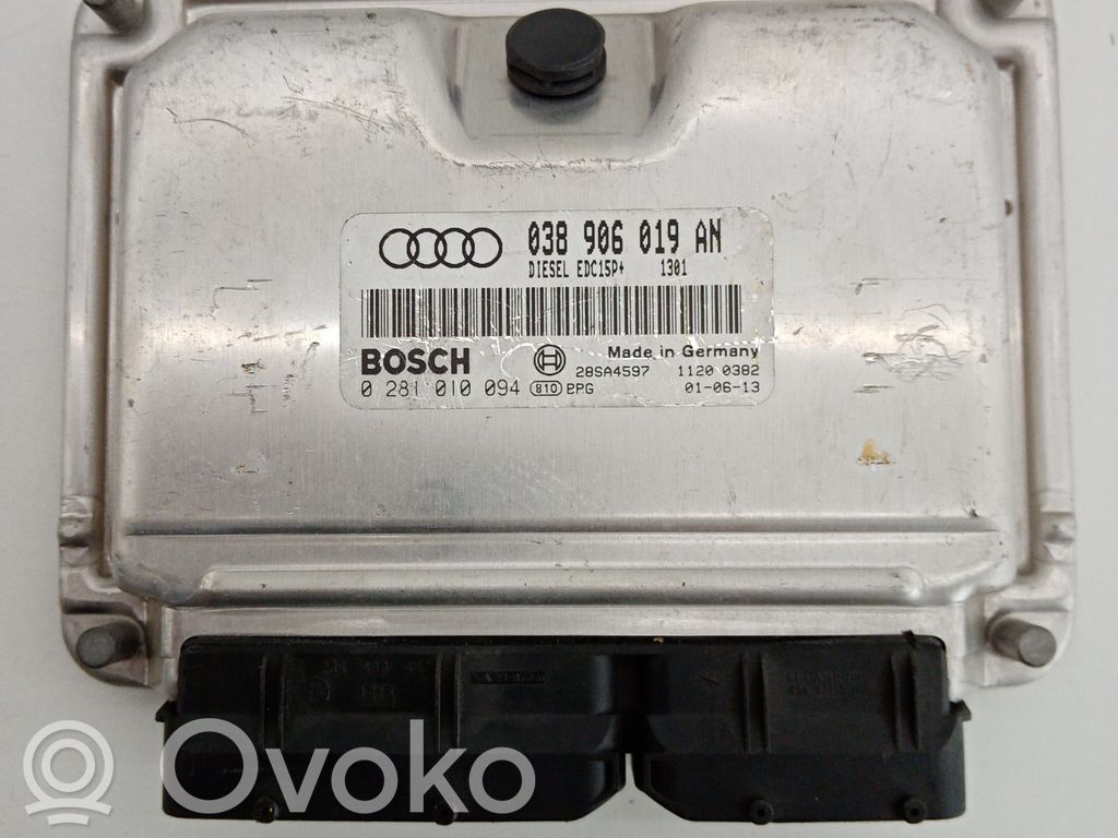 Engine control unit/module   038,019,0281010094,906