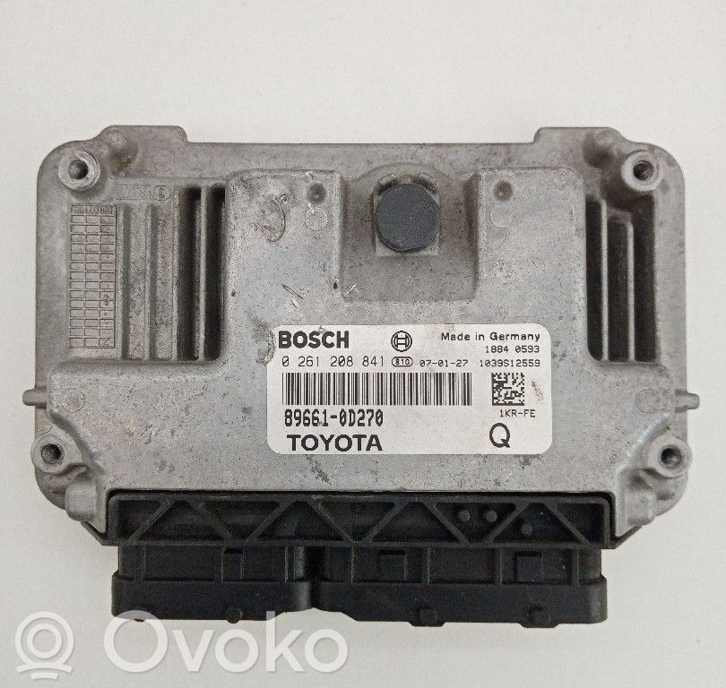 Engine control unit/module   0261208541,896610D270,BOSCH