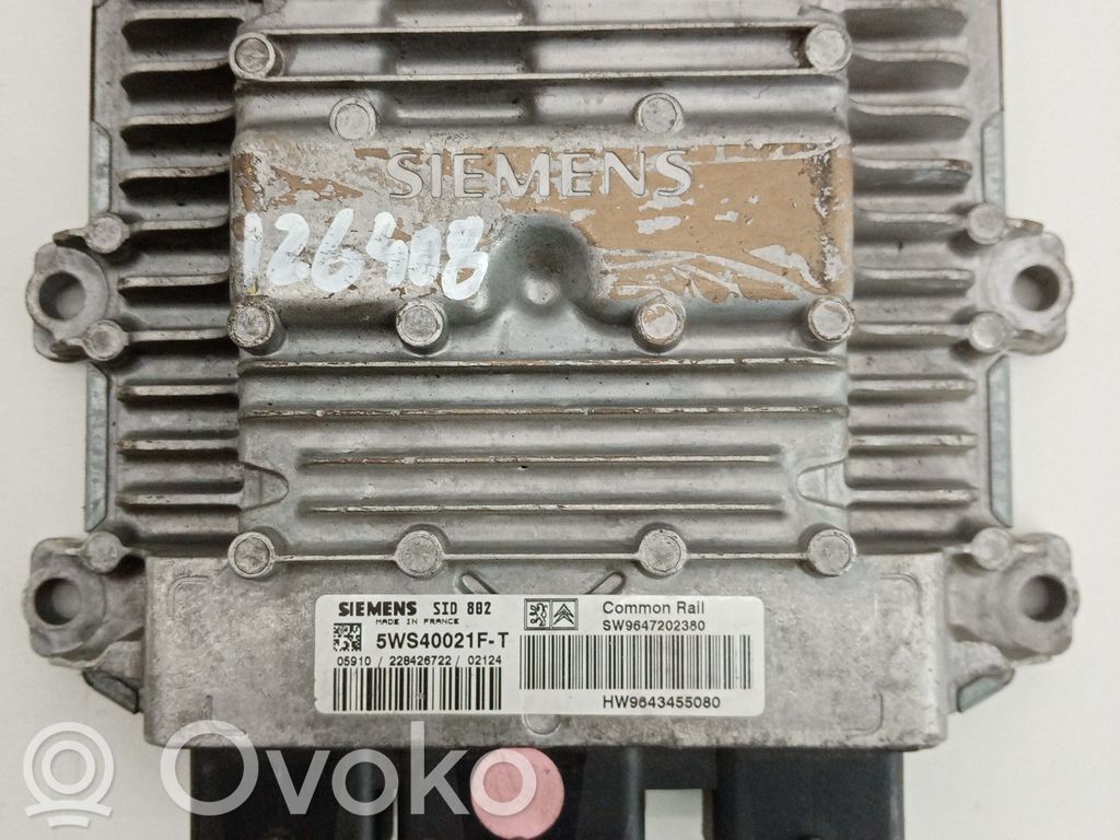 Motorsteuergerät/-modul   9647202380,HW9643455080