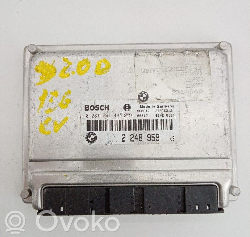 Engine control unit/module   0281001445,2248959,BOSCH