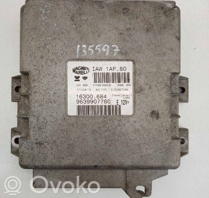 Engine control unit/module   9639907780,16300684,IAW1AP80,MMARELLI