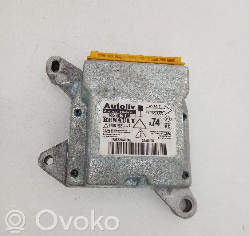 Airbag control unit/module   8200412021A,605487500