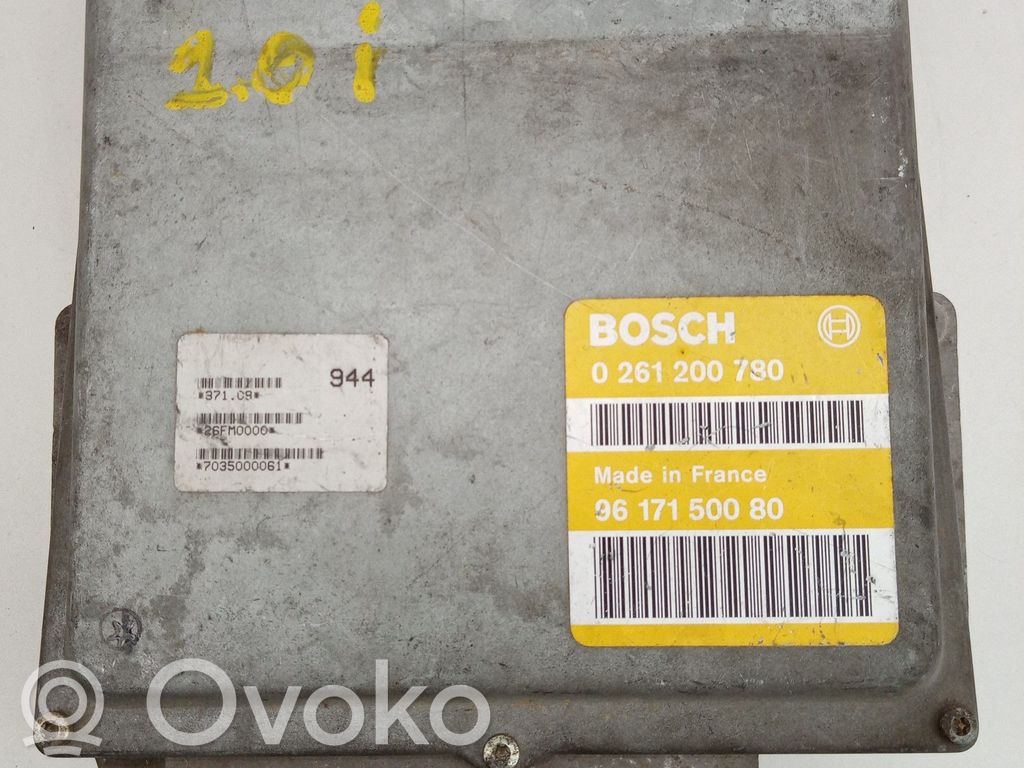 Engine control unit/module   0261200780,9617150080,BOSCH