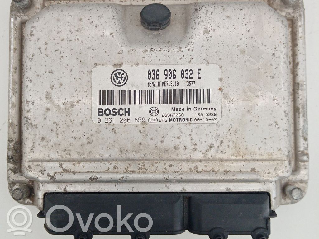 Engine control unit/module   036906032E,0261206859,BOSCH