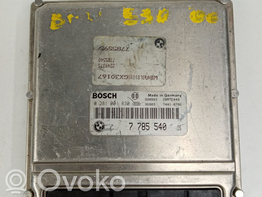 Engine control unit/module   0281001830,7785540,BOSCH