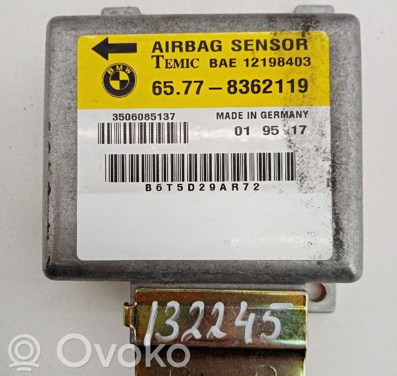BMW 3 E36 Unidad de control/módulo del Airbag 