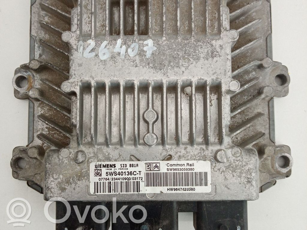 Citroen Berlingo Engine control unit/module 