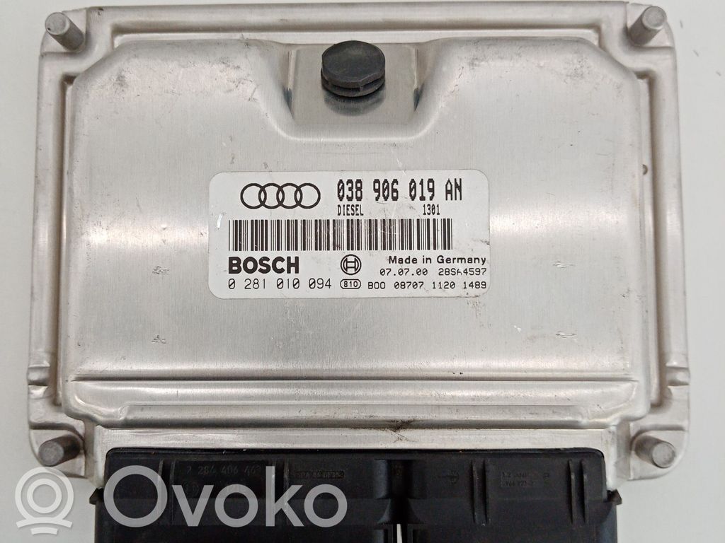 Engine control unit/module   038,019,0281010094,906,BOSCH