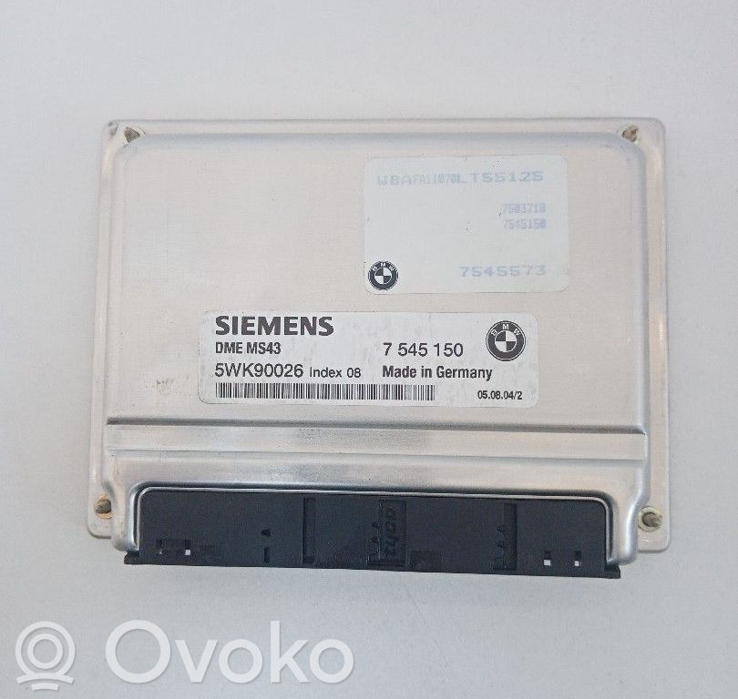 BMW X5 E53 Engine control unit/module 