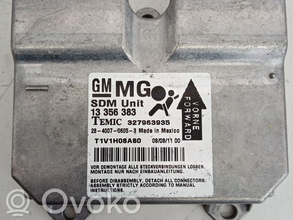 Opel Corsa D Airbagsteuergerät 