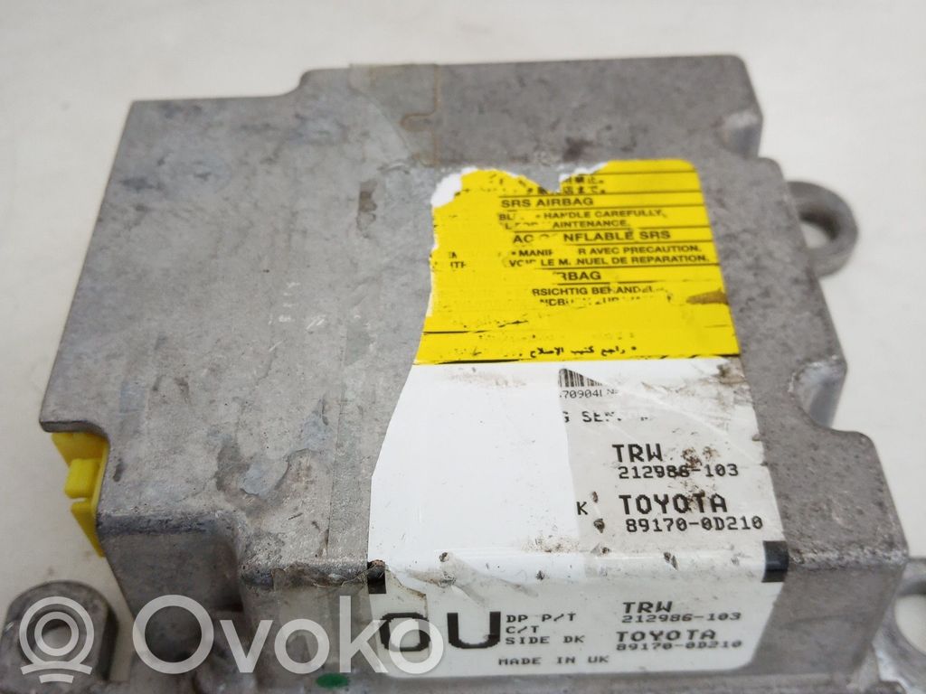 Airbag control unit/module   212986103,891700D210