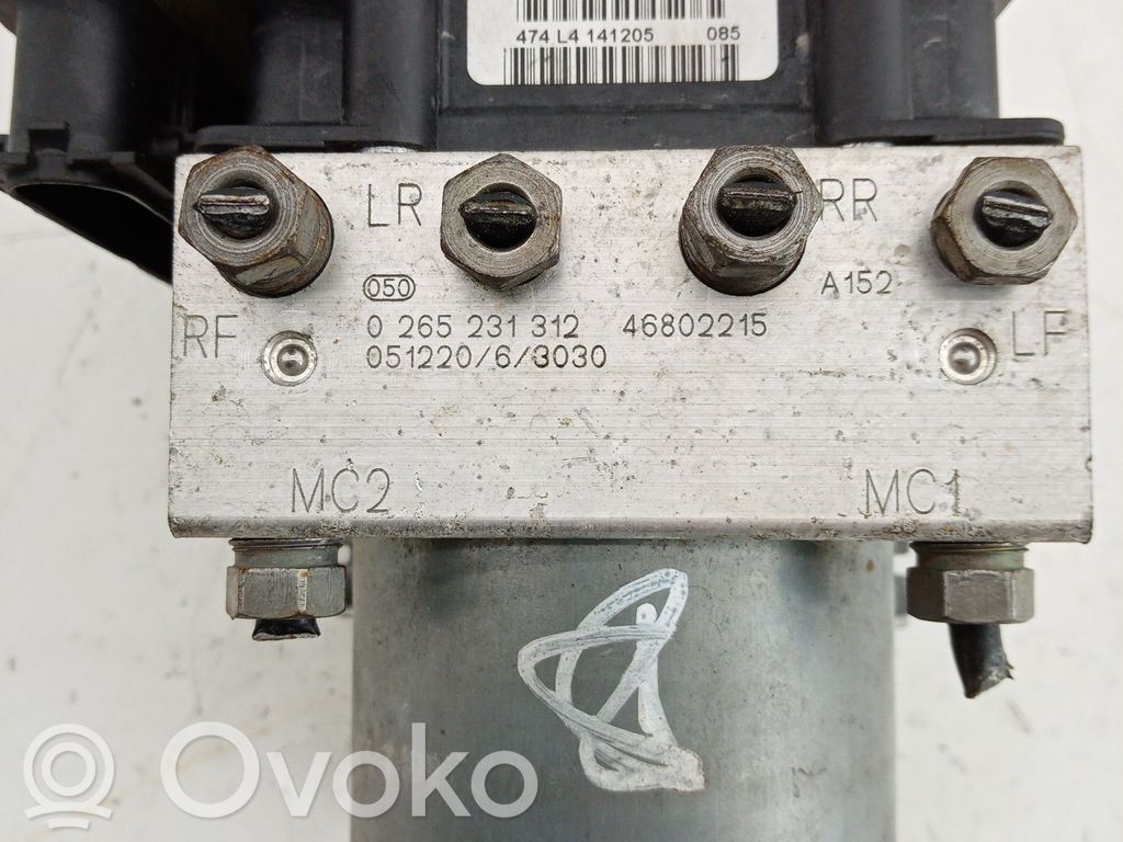 ABS Pump   0265800306,0265231312,46802215