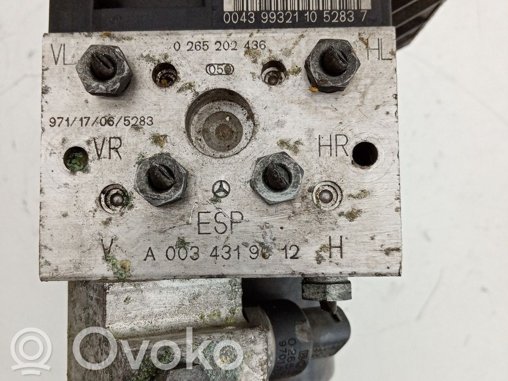 ABS Pump   0265202436,A0034319012