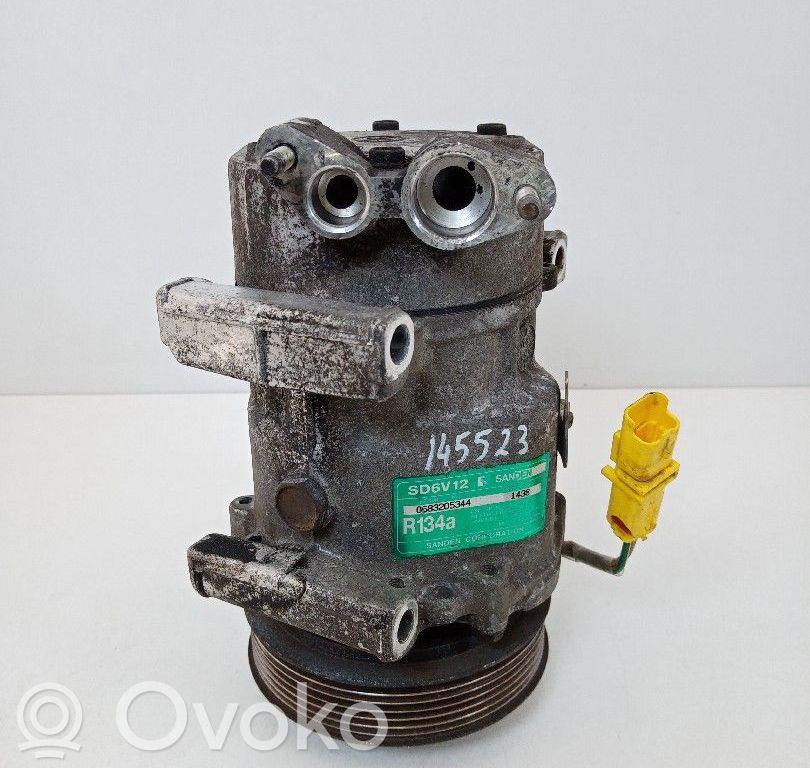 Air conditioning (A/C) compressor (pump)   6453LH,SANDEN,SD6V121438
