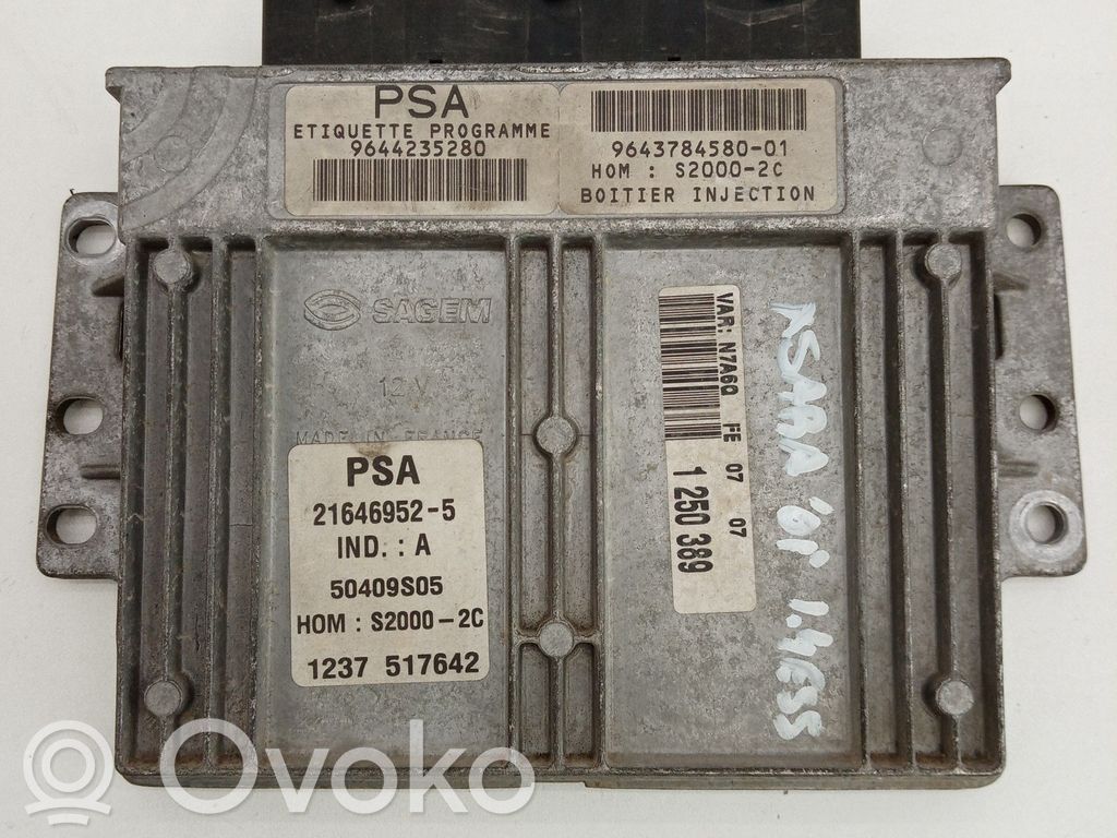 Citroen Xsara Engine control unit/module 