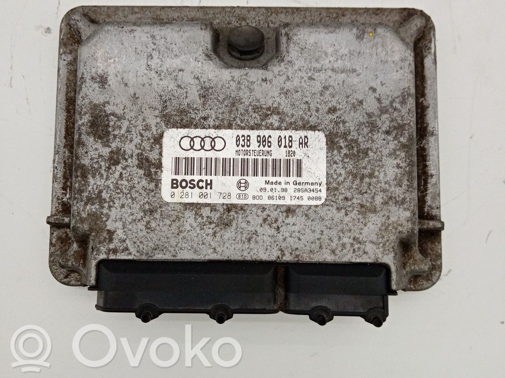 Moottorin ohjainlaite/moduuli   038906018AR,0281001728,BOSCH
