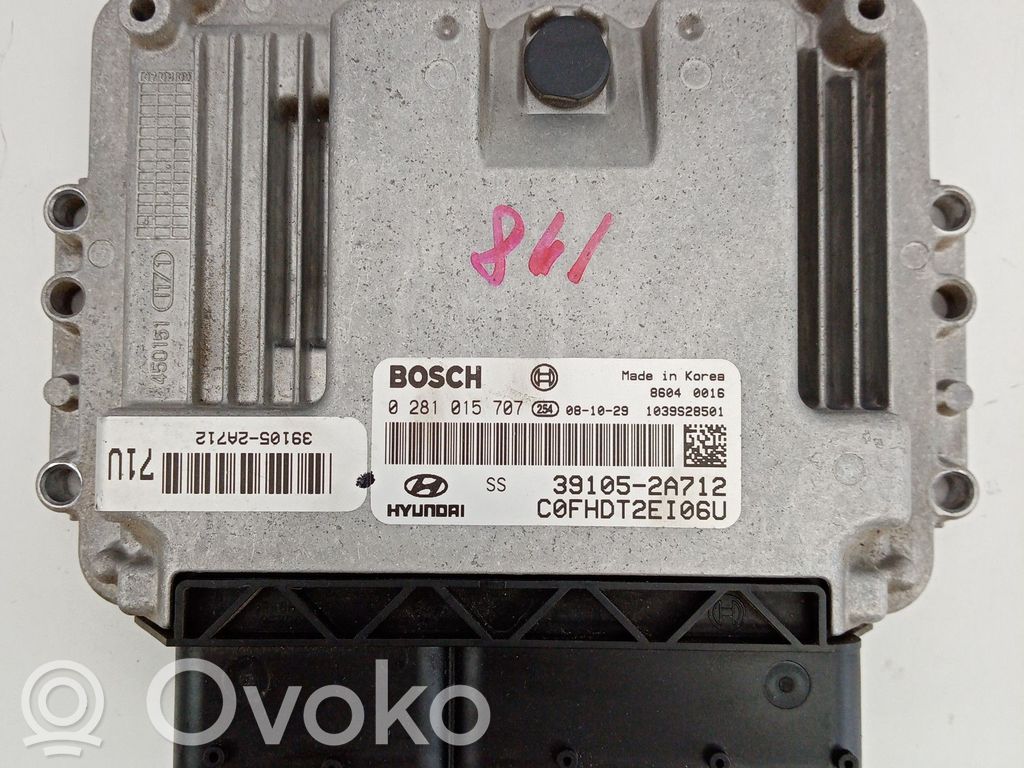 Engine control unit/module   391052A712,0281015707,C0FHDT2EI06U