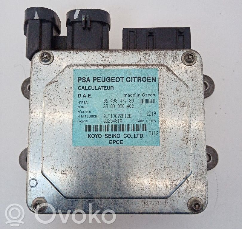 Citroen C3 Modulo di controllo della cremagliera dello sterzo 