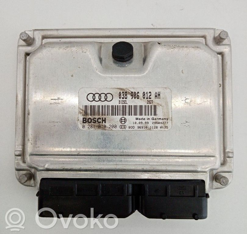 Engine control unit/module   038906012AH,0281010200,BOSCH