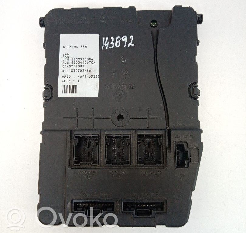 Other control units/modules   8200525384,8200440670A,SIEMENS