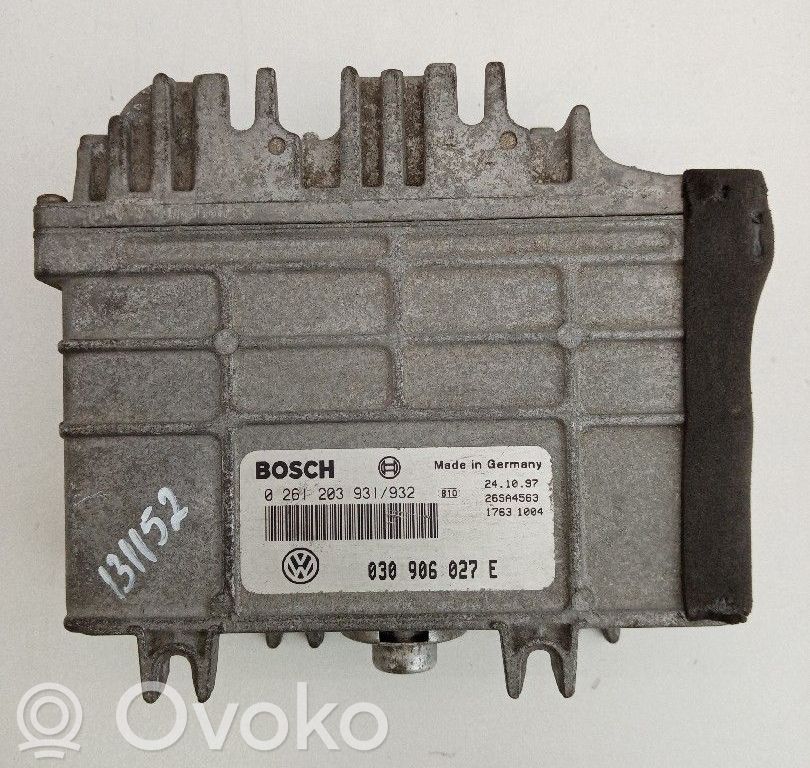 Volkswagen Polo III 6N 6N2 6NF Блок управления двигателя 