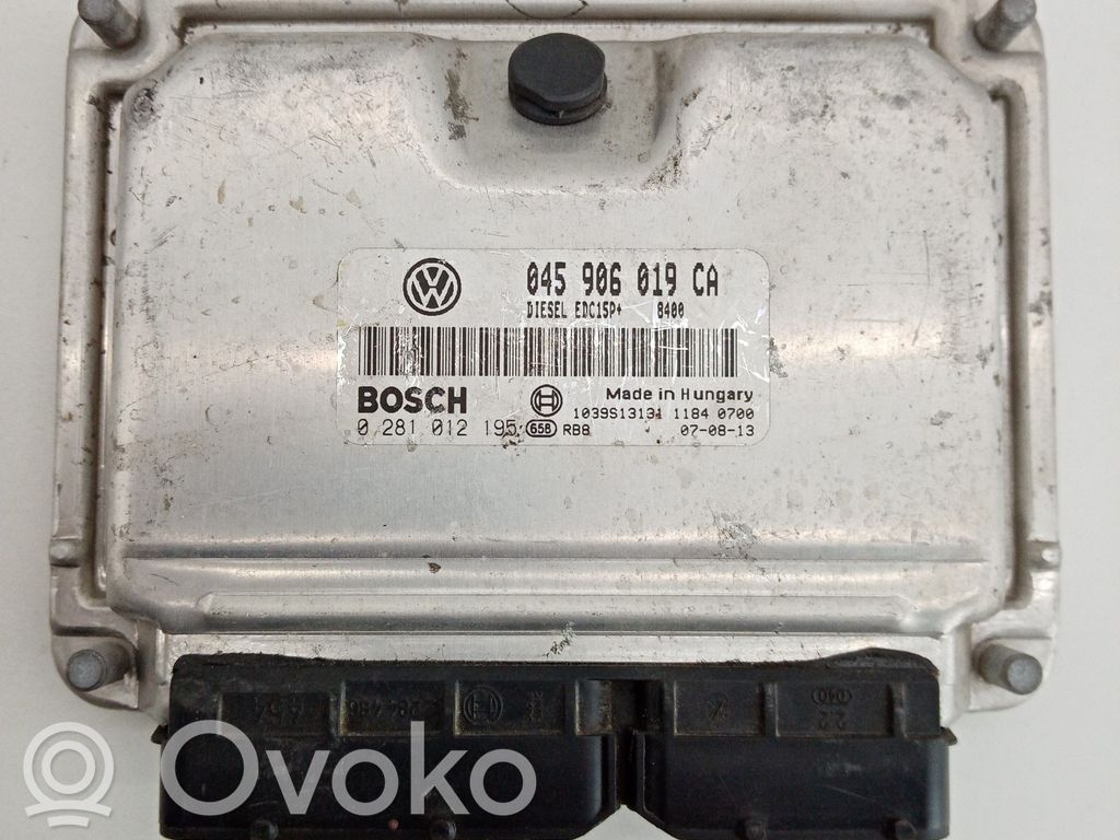 Engine control unit/module   045,019,0281012195,906,CA