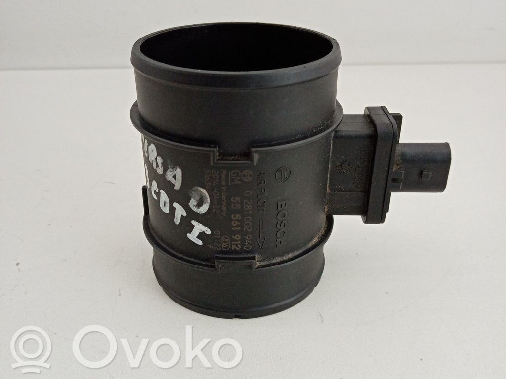 Gaisa plūsmas mērītājs   0281002940,55561912GM,BOSCH
