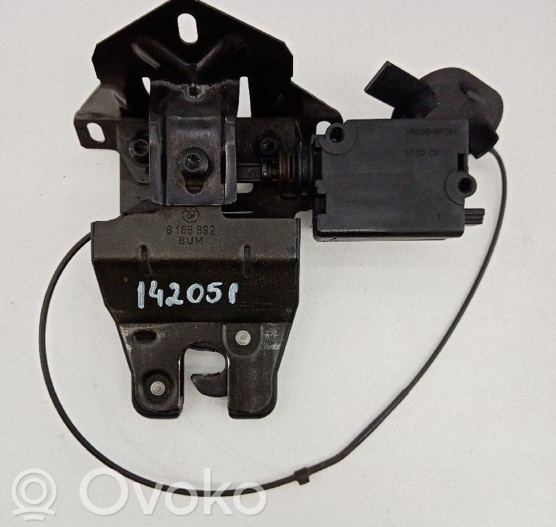 Aizmugurējā pārsega slēdzene (ārpusē)   8168892,8368196,PISTOLA