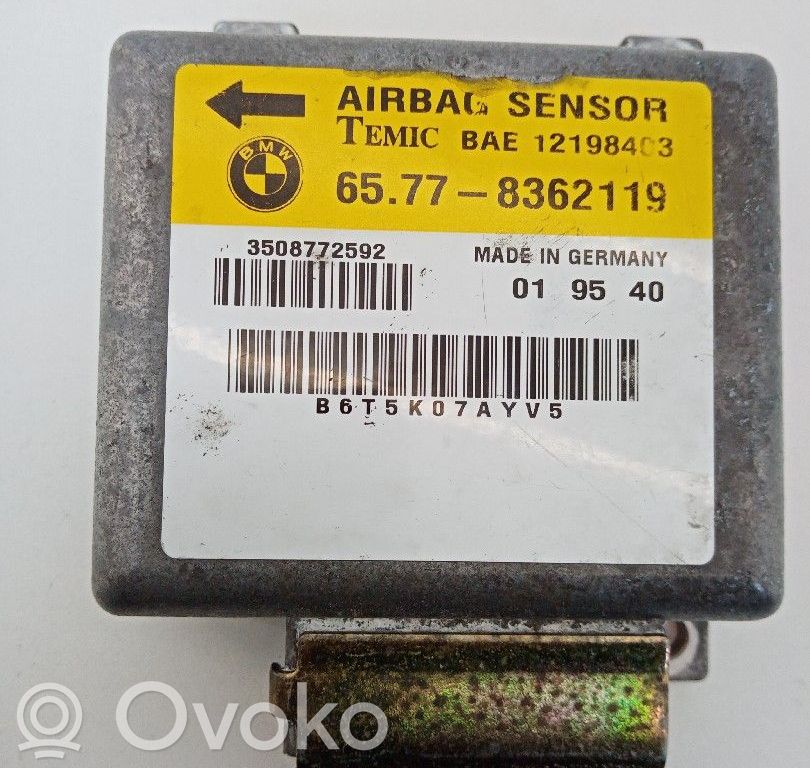 Airbag control unit/module   65778362119,12198403,65778362119