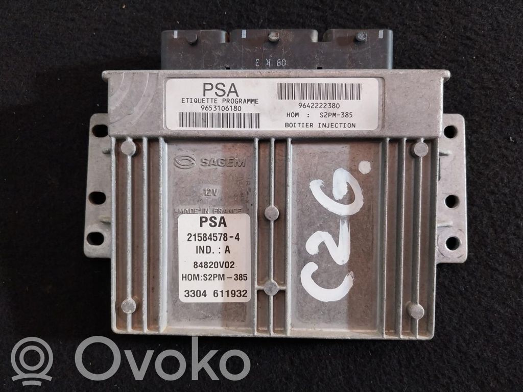 Citroen C3 Engine control unit/module ECU 