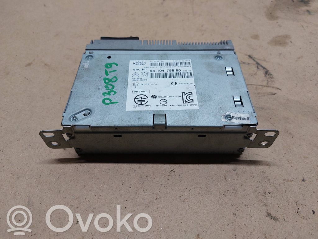 Peugeot 308 Radio/CD/DVD/GPS head unit 
